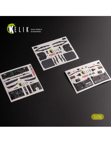 UH-60L interior 3D decals for Academy kit 