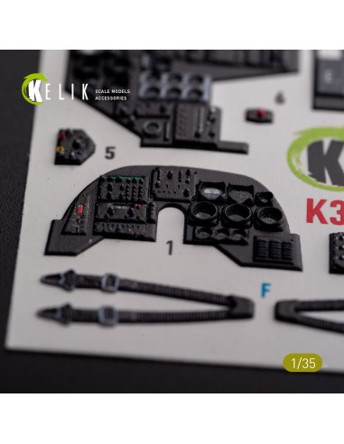 AH-1W interior 3D decals for Academy kit 