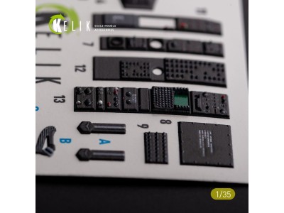 AH-1W interior 3D decals for Academy kit 