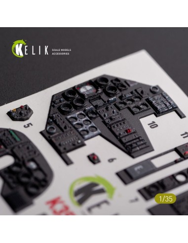 AH-1W interior 3D decals for Academy kit 