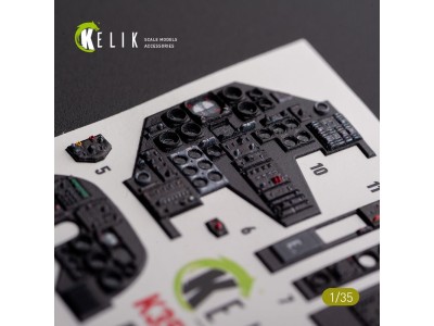AH-1W interior 3D decals for Academy kit 