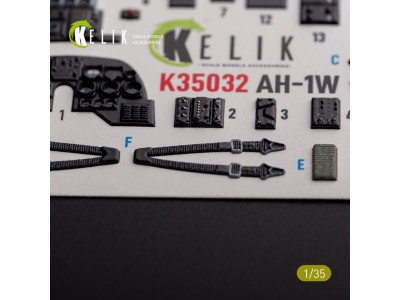 AH-1W interior 3D decals for Academy kit 