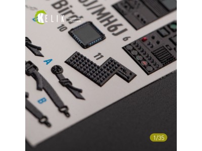 AH-6J/MH6J Little Bird interior 3D decals for Zimi models/KittyHawk 