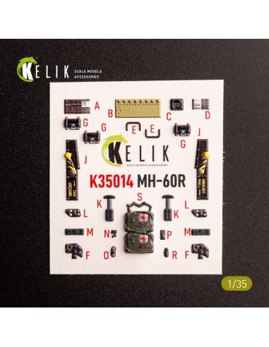 MH-60R interior 3D decals for Kitty Hawk kit 