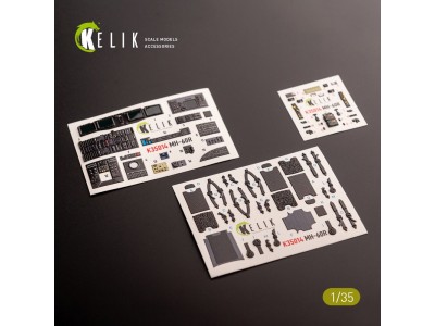 MH-60R interior 3D decals for Kitty Hawk kit 