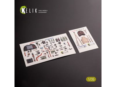 Spitfire Mk.VB - interior 3D decals for Border Models kit 