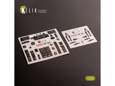 AH-64E Apache interior 3D decals for Takom kit 