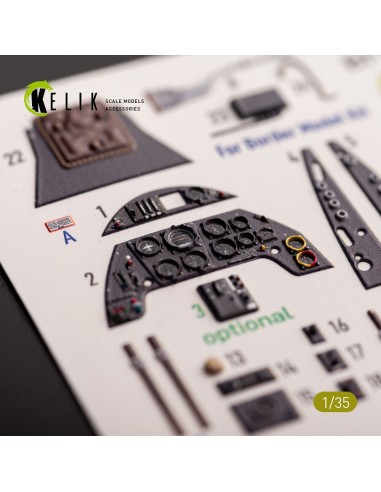 Bf-109 G-6 - interior 3D decals for Border Models kit 