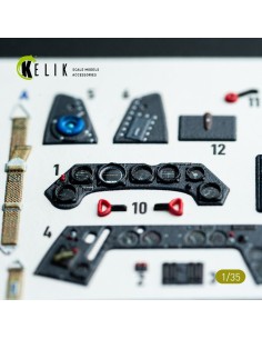 FW-190A-6 - interior 3D decals for Border Models kit  2