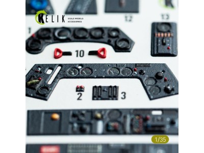 FW-190A-6 - interior 3D decals for Border Models kit 