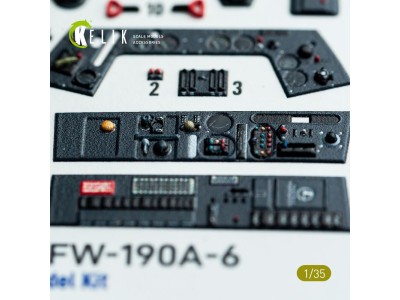 FW-190A-6 - interior 3D decals for Border Models kit 