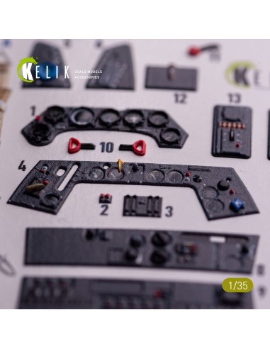 FW-190A-8 - interior 3D decals for Border Models kit 