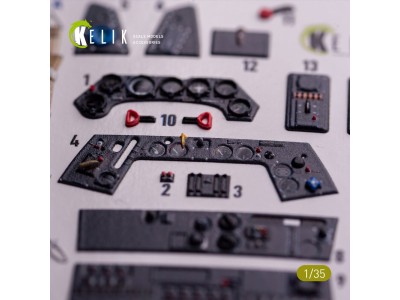 FW-190A-8 - interior 3D decals for Border Models kit 