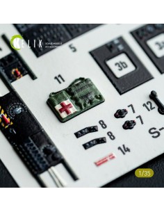 S-64E Skycrane - interior 3D decals for ICM kit  2