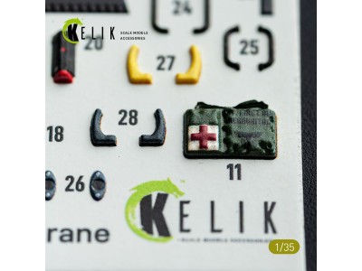 S-64E Skycrane - interior 3D decals for ICM kit 