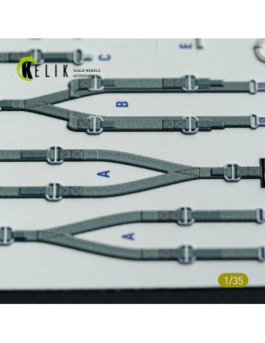 S-64E Skycrane - interior 3D decals for ICM kit 