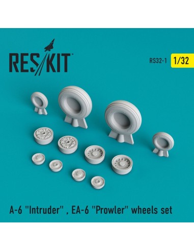 A-6 Intruder , EA-6 Prowler (weighted) wheels set 