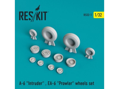A-6 Intruder , EA-6 Prowler (weighted) wheels set 