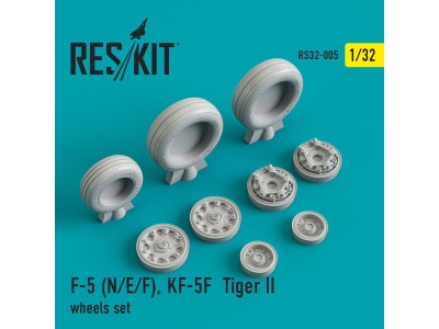 F-5 (N,E,F) Tiger II/KF-5F wheels set 