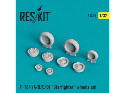 F-104 (A,B,C,D) Starfighter wheels set 