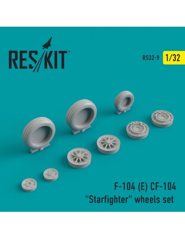 F-104E/CF-104 Starfighter wheels set 