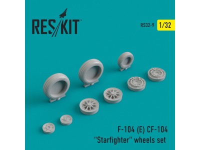 F-104E/CF-104 Starfighter wheels set 