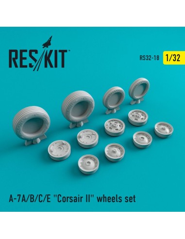A-7 (A,B,C,E) Corsair II (weighted) wheels set 