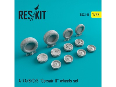 A-7 (A,B,C,E) Corsair II (weighted) wheels set 