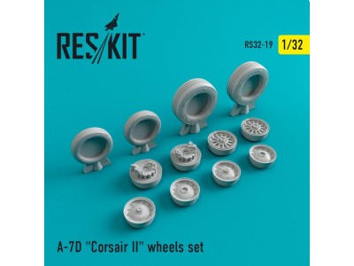 A-7D Corsair II (weighted) wheels set 