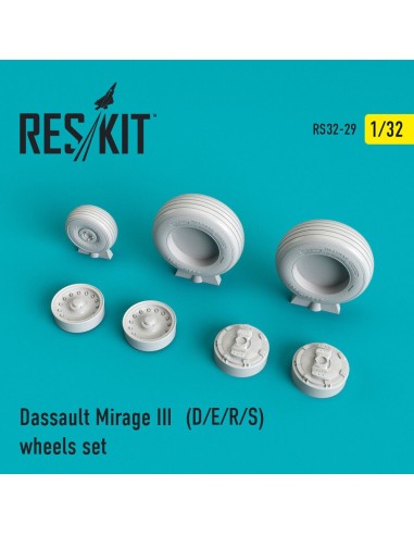 Mirage III (D,E,R,S) wheels set 