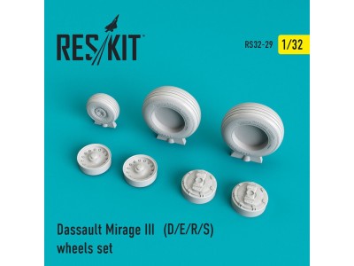 Mirage III (D,E,R,S) wheels set 