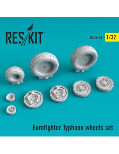 Eurofighter Typhoon wheels set 