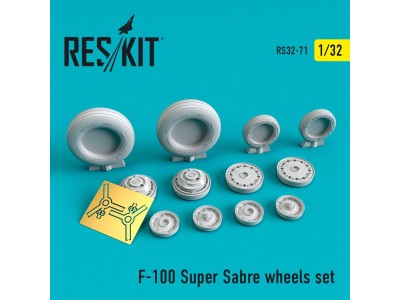 F-100 Super Sabre wheels set 