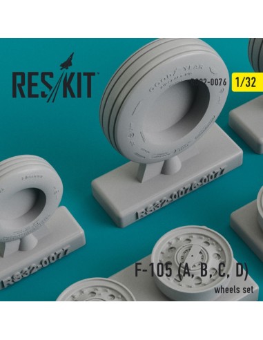 F-105 (A,B,C,D) Thunderchief wheels set 