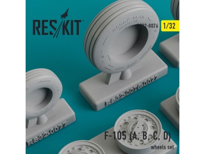 F-105 (A,B,C,D) Thunderchief wheels set 