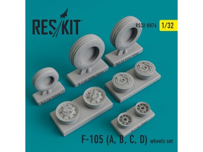 F-105 (A,B,C,D) Thunderchief wheels set 