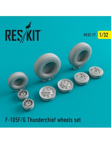 F-105 (F,G) Thunderchief wheels set 