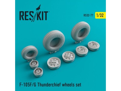F-105 (F,G) Thunderchief wheels set 