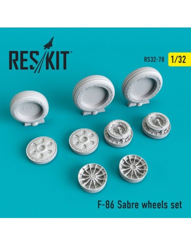 F-86 Sabre wheels set 