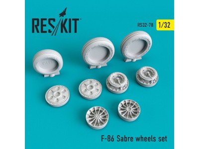 F-86 Sabre wheels set 