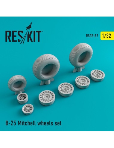 B-25 Mitchell wheels set 
