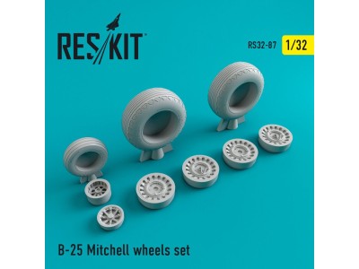 B-25 Mitchell wheels set 