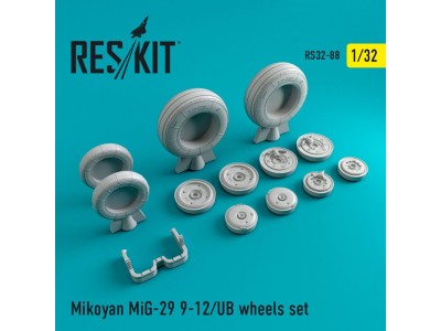MiG-29 (9-12, UB) wheels set 