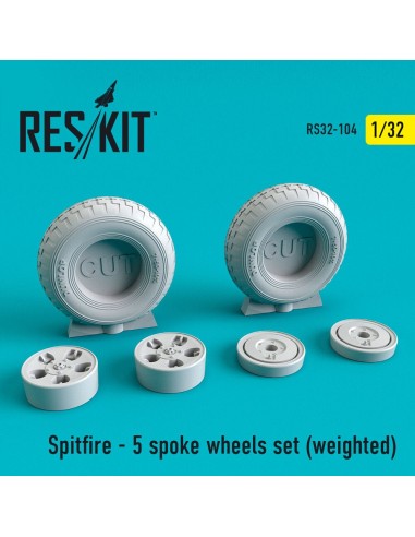 Spitfire (5 spoke) wheels set (weighted) 