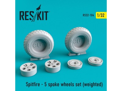 Spitfire (5 spoke) wheels set (weighted) 