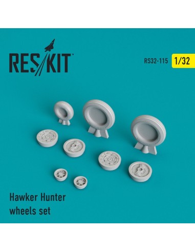 Hawker Hunter wheels set 