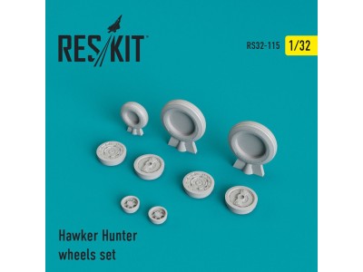 Hawker Hunter wheels set 