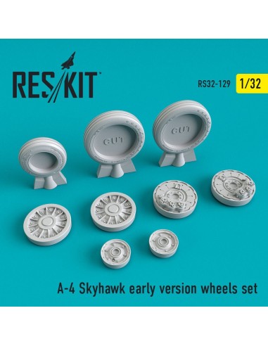 A-4 Skyhawk early version wheels set 