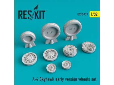 A-4 Skyhawk early version wheels set 