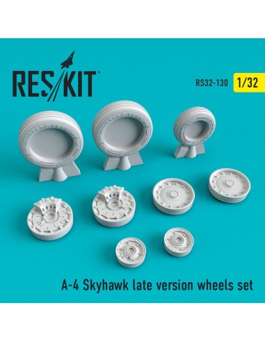 A-4 Skyhawk late version wheels set 
